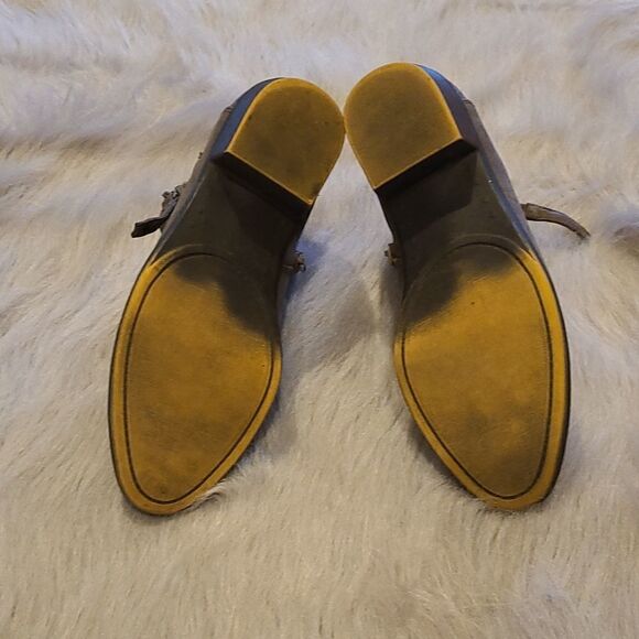 Madden‎ girl womens brown side zip ankle booties size 7 1/2 - Picture 5 of 8